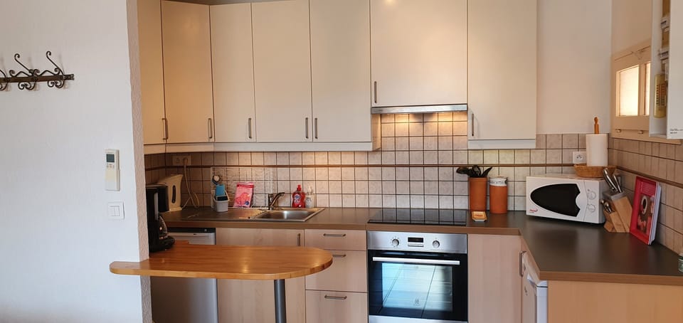 Fully-equipped modern kitchen