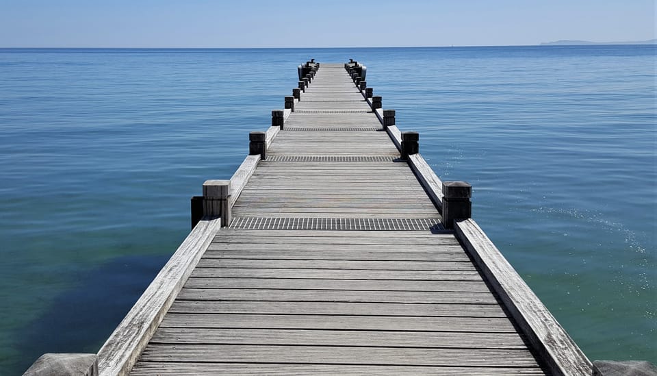 Pontoon Plage de Débarquement. Take a ferry to the Porquerolles islands.