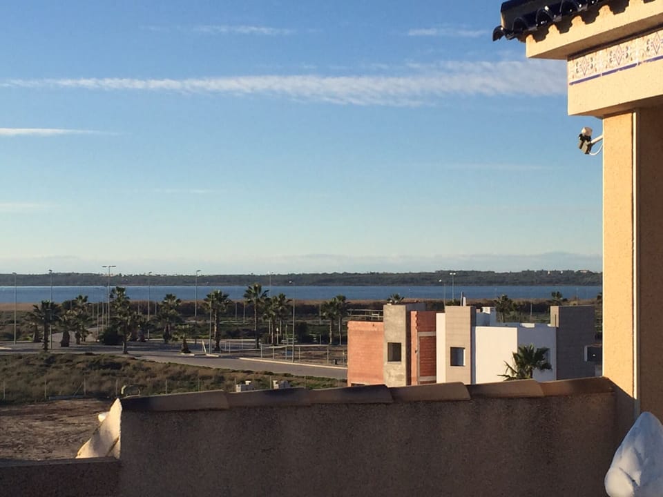 Lake views from roof terrace
