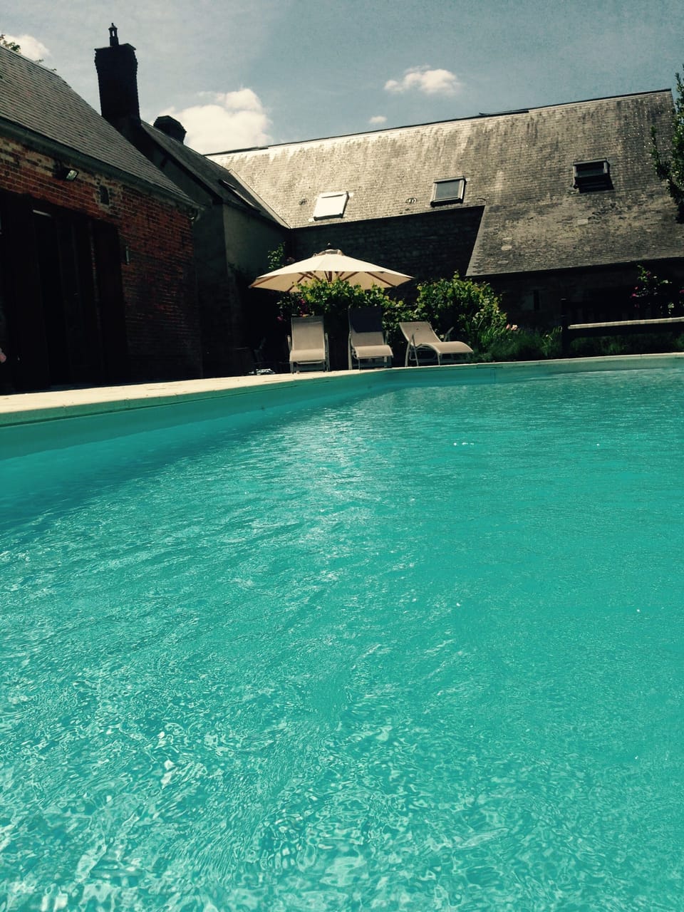 pool side