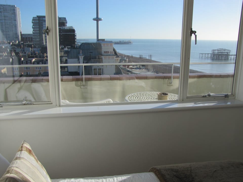 view from bed. 