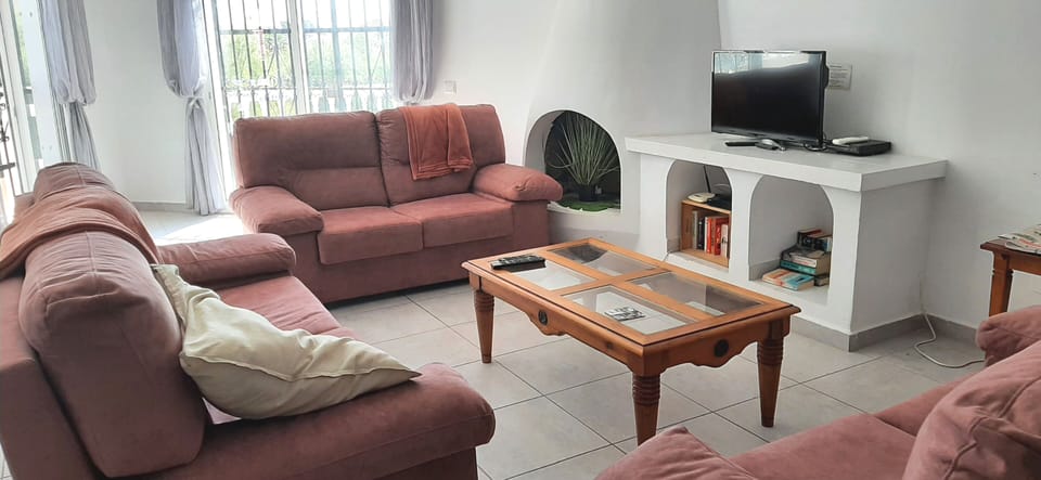 Two comfy sofas