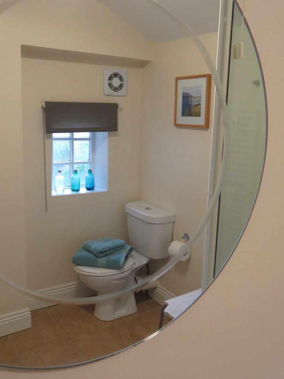 Shower room with a view.