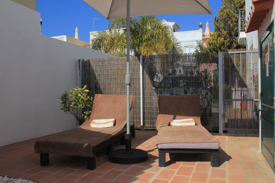 Outside chill out area