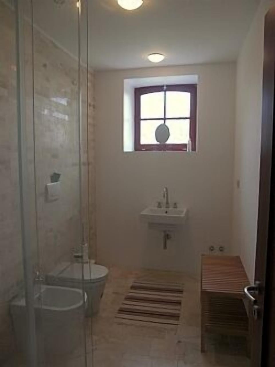 Second bathroom with Dble shower & bidet