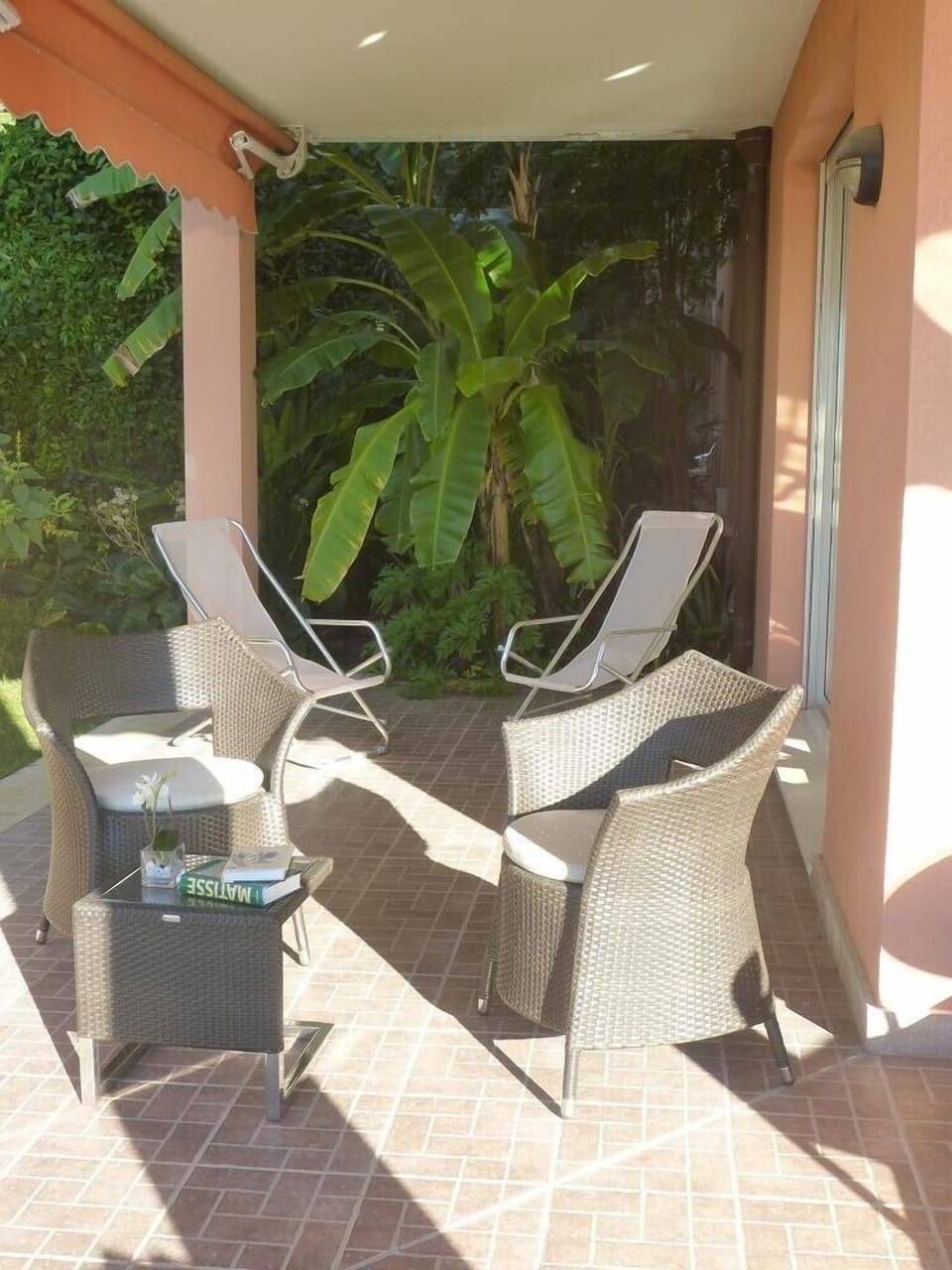 Side of patio