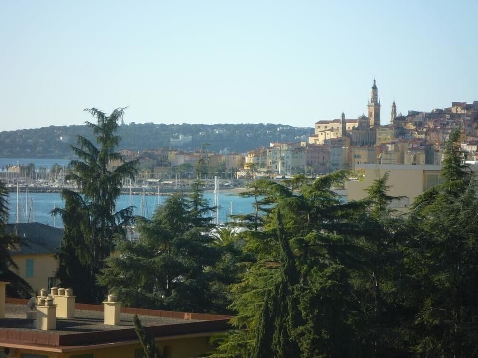 View from the apartment garden