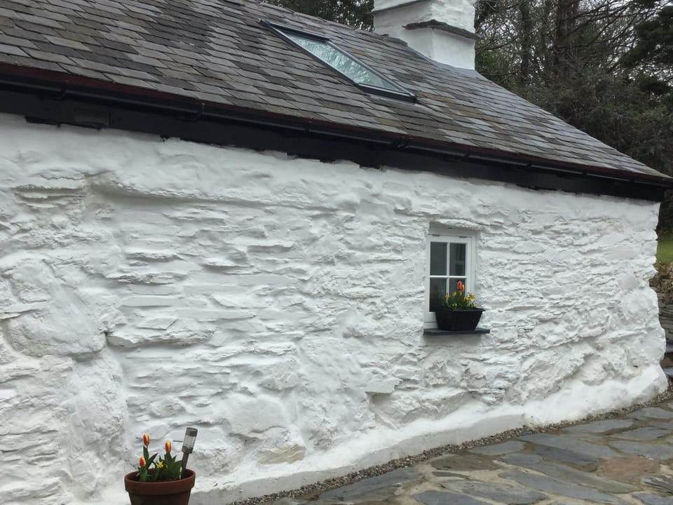 The back of the cottage