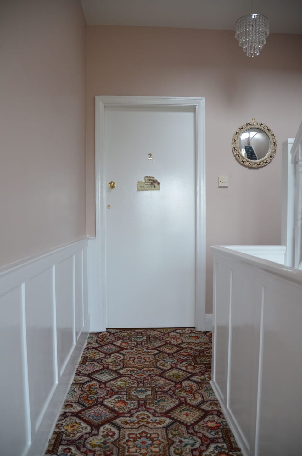 Door to first floor apartment 2
