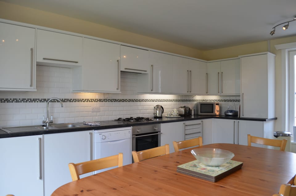 Large Dinning Kitchen which comfortably seats eight.