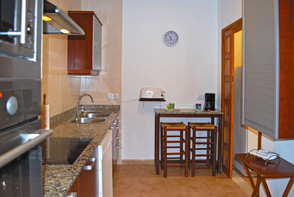 another angle of the kitchen