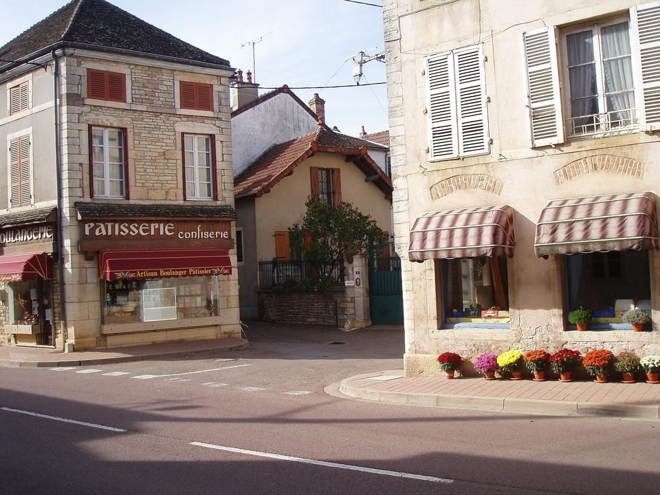 ...just steps from the Boulangerie & Epicerie