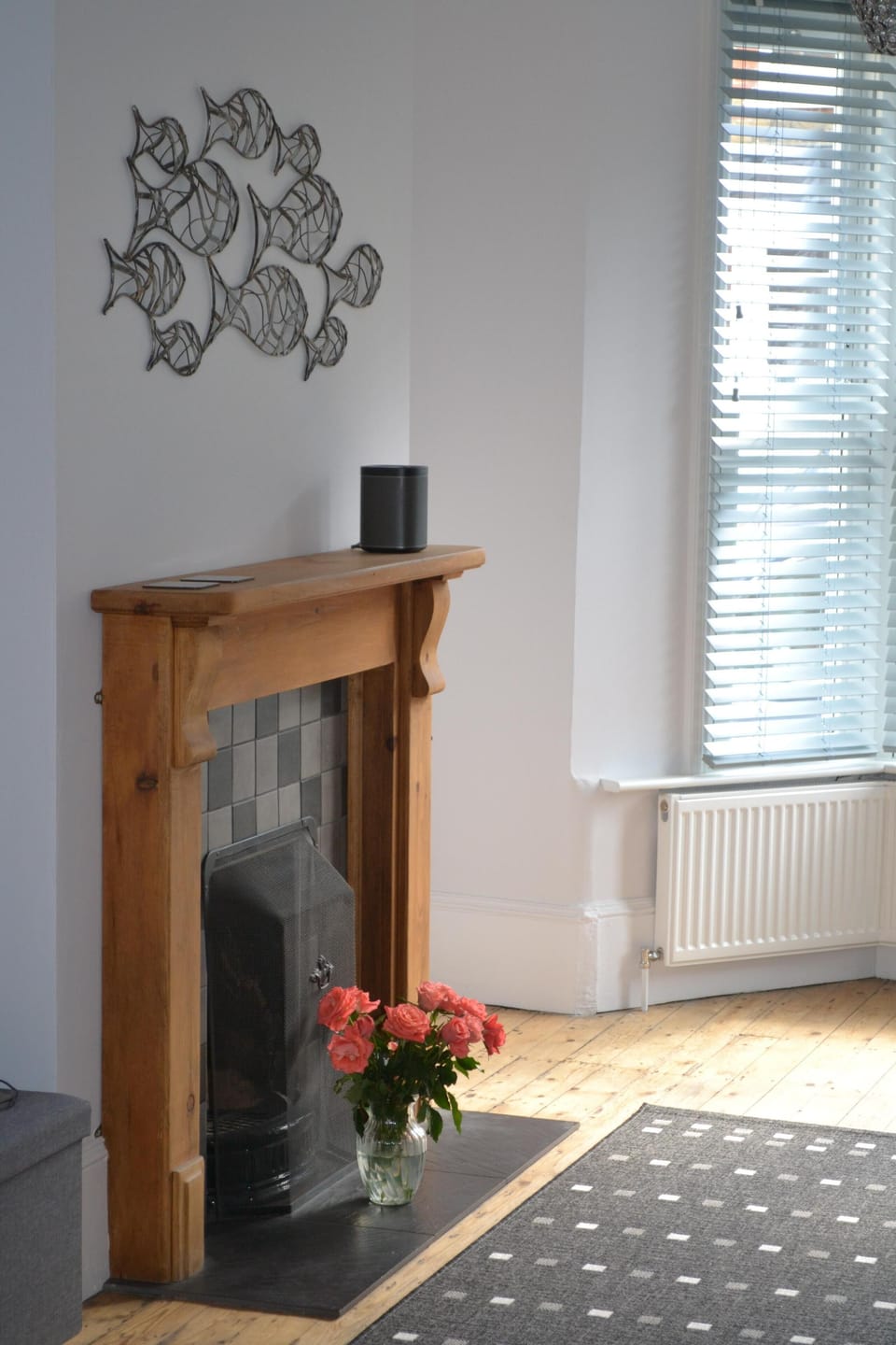 Lounge Fireplace - front