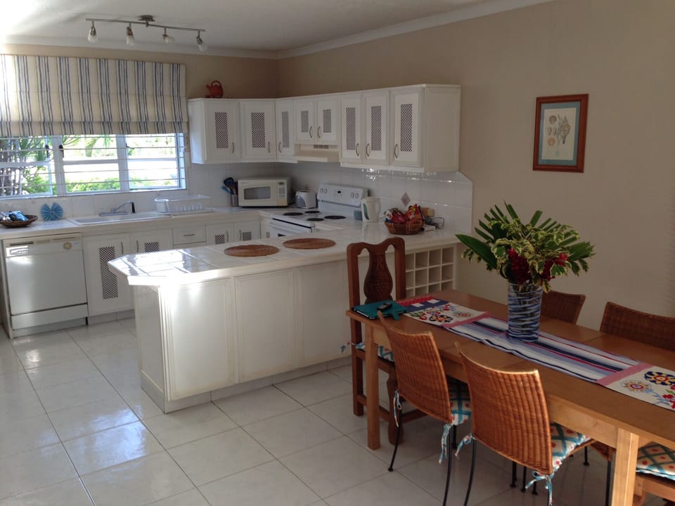 Kitchen and breakfast bar
