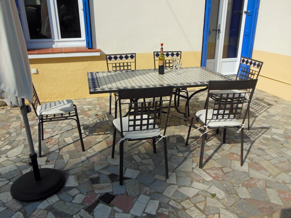Rear terrace