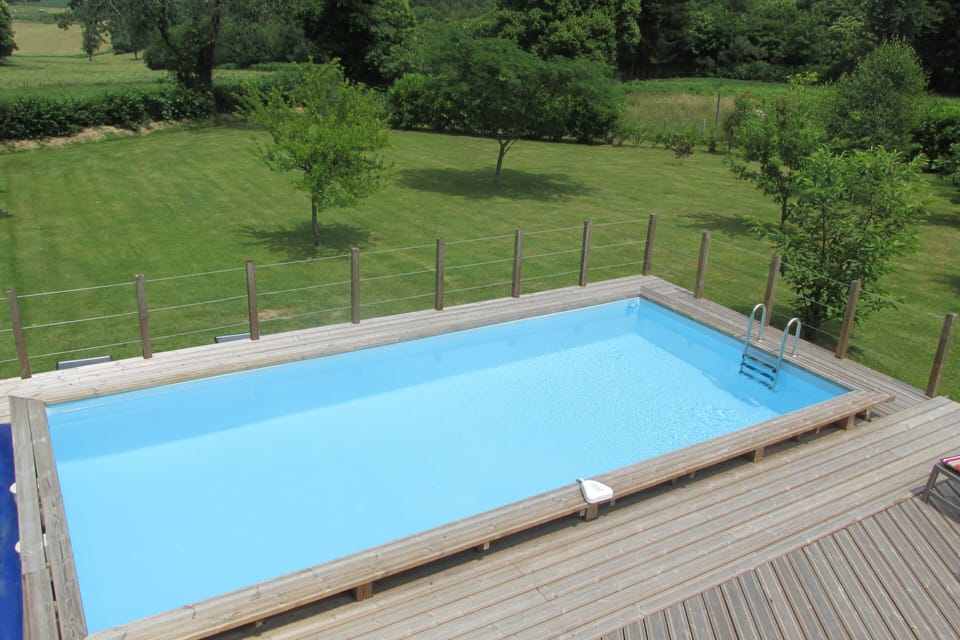 The 8x4metre pool
