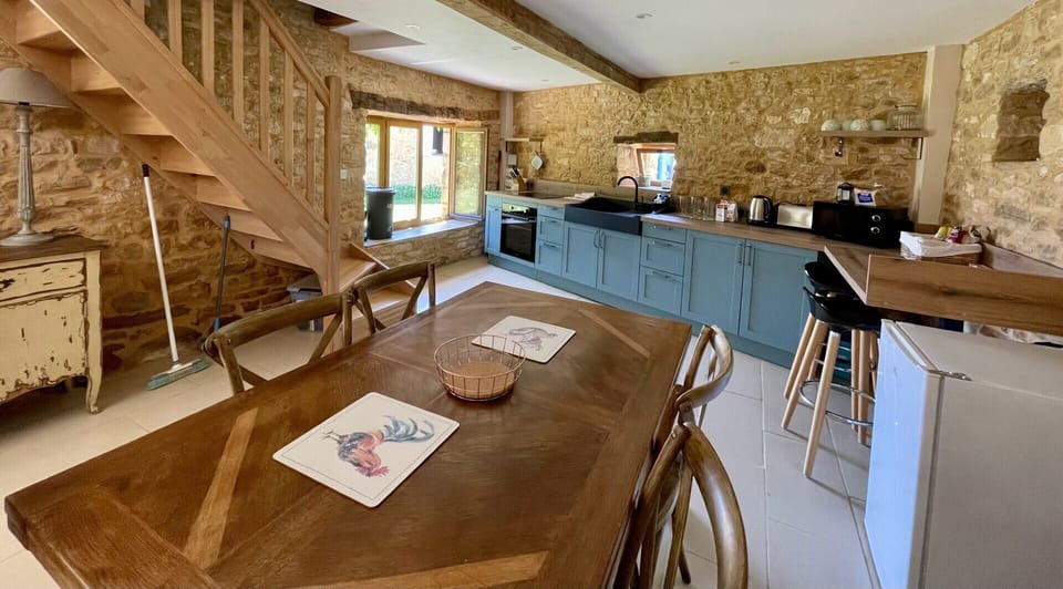 Dining and kitchen 