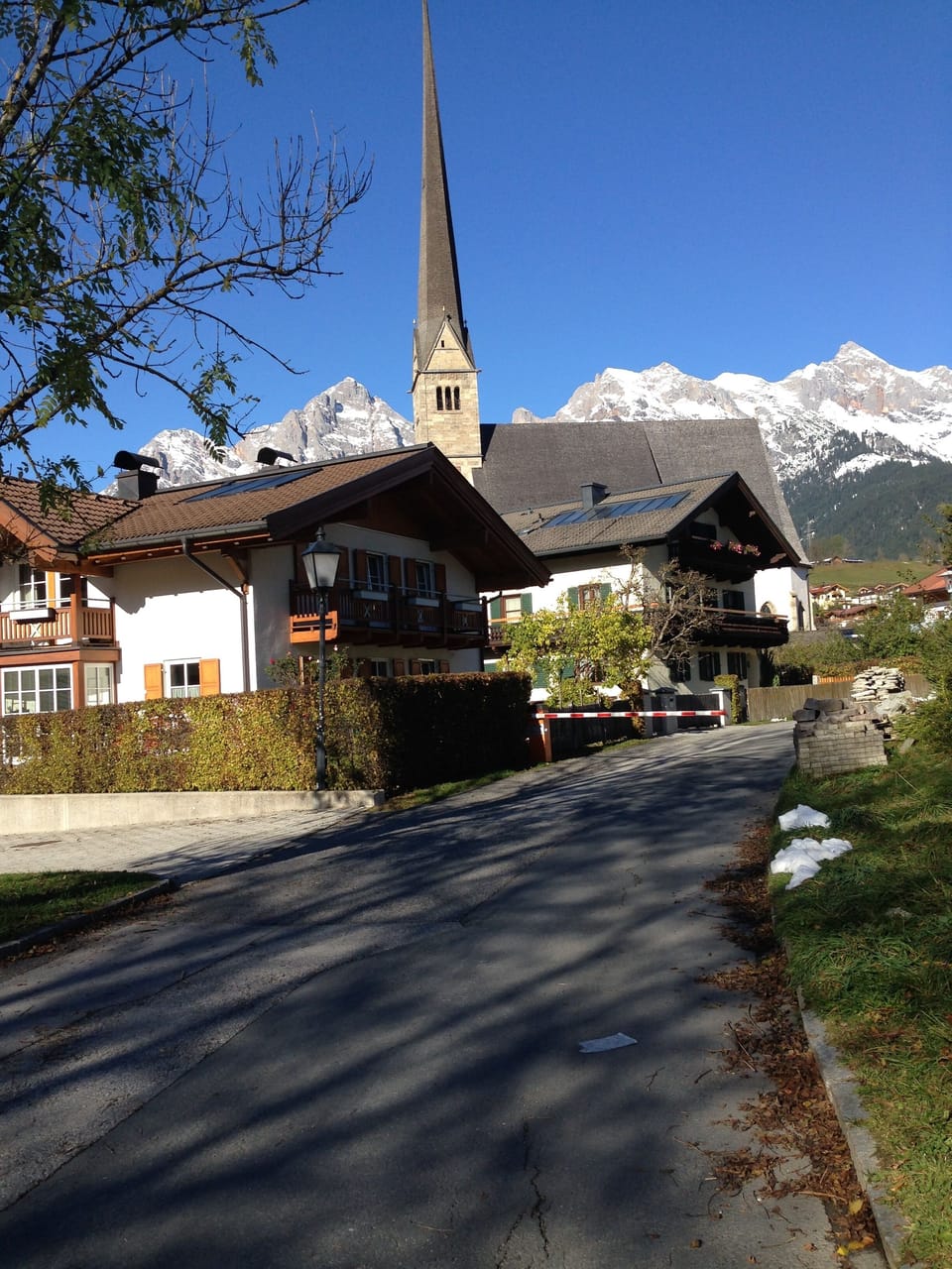 A walk into the village.