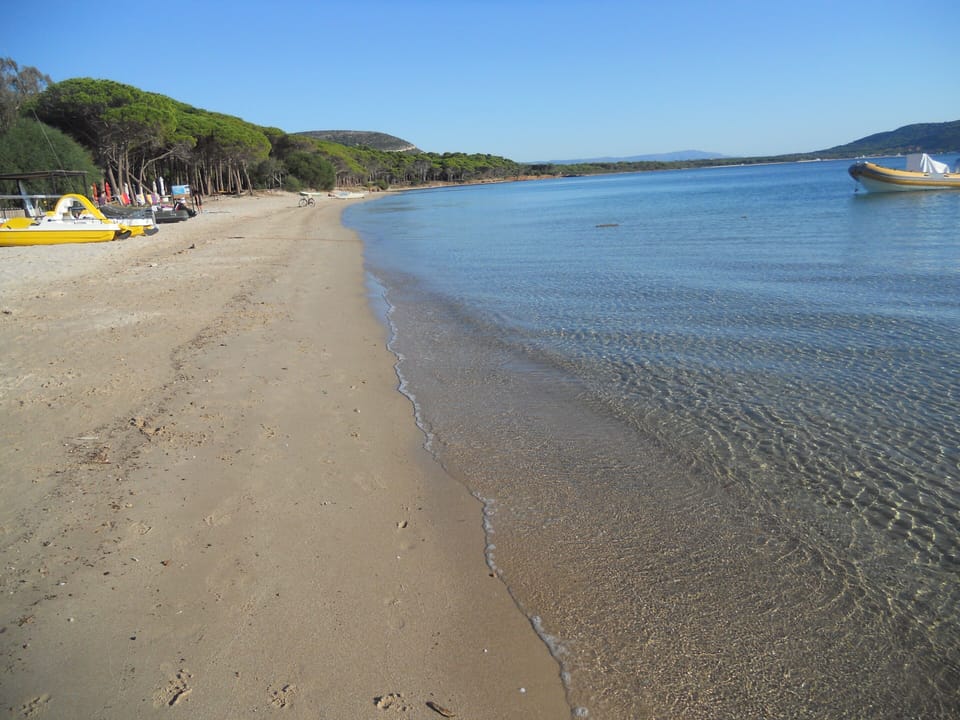 The nearest serviced beach.