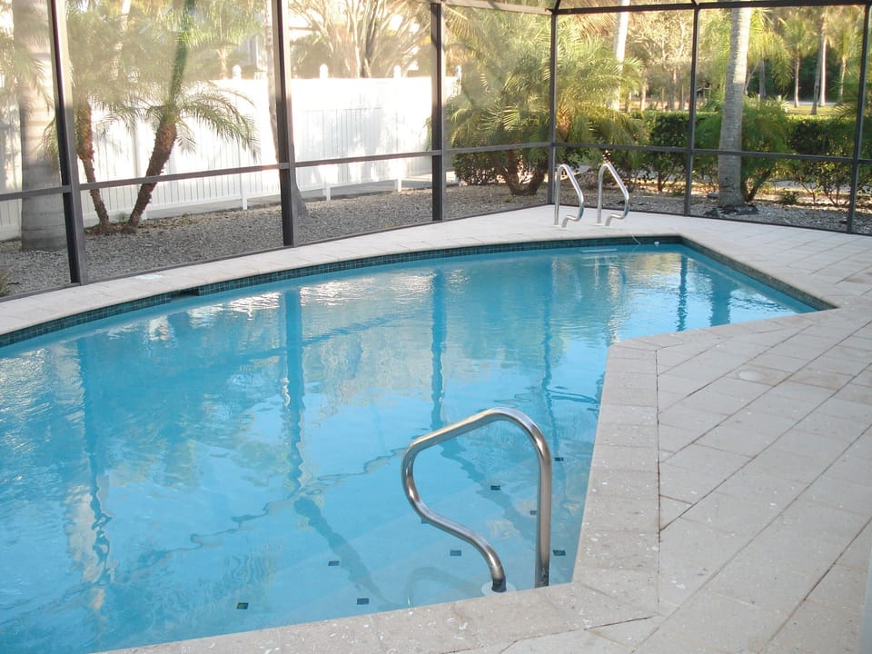 Screen enclosed private pool