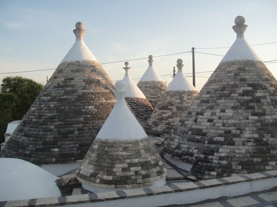 The trulli on our roof