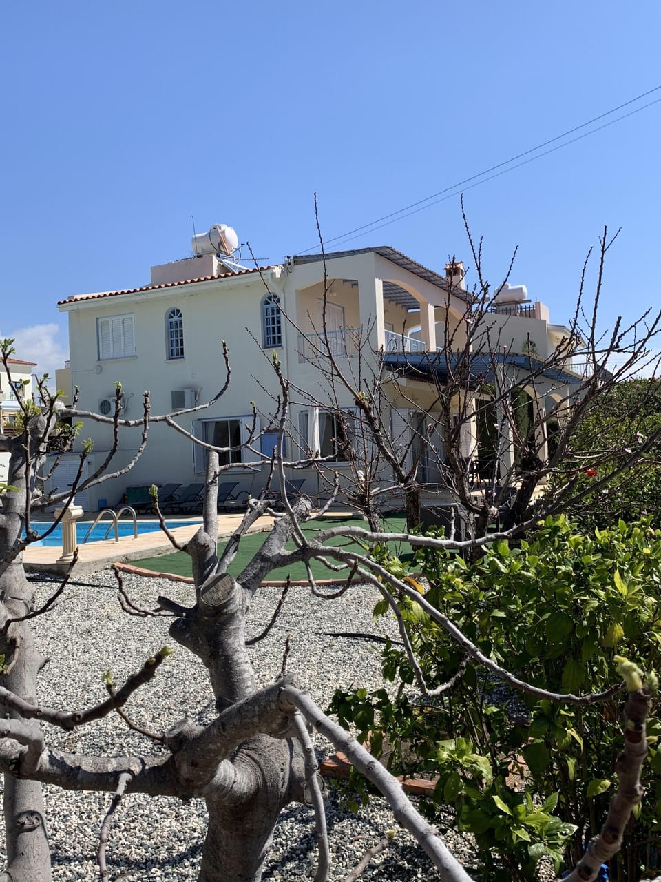 the villa and its extensive grounds