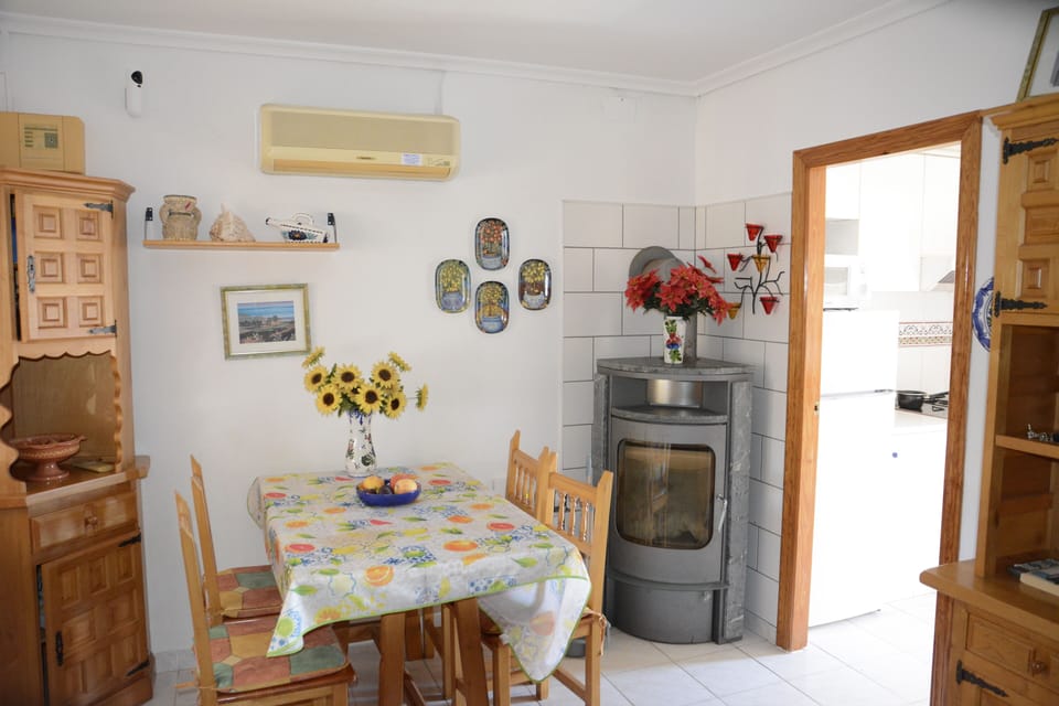 Inside dining area