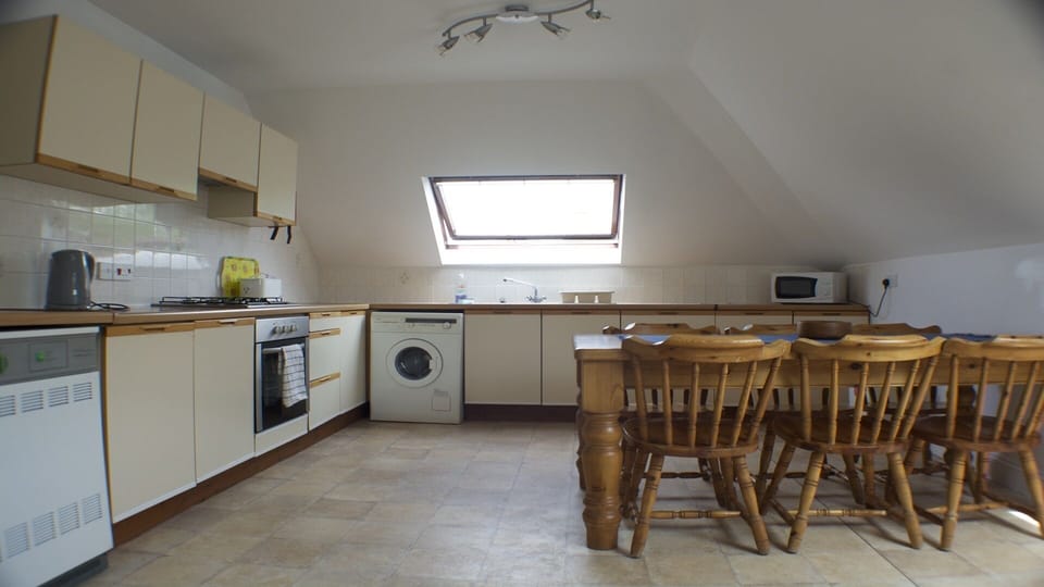 Kitchen with seating for 6
