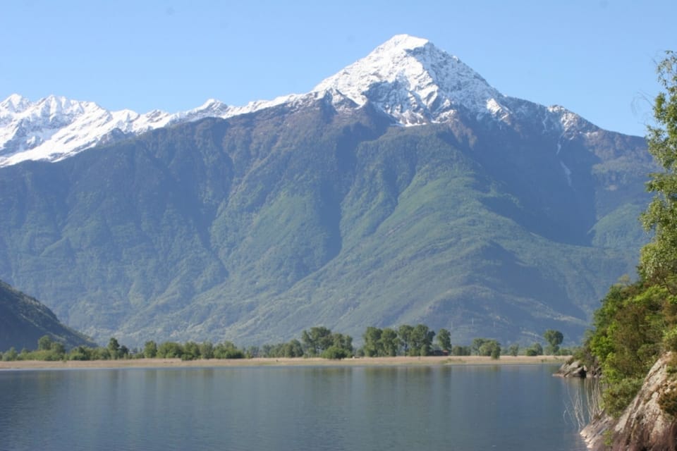 The view from the private lake access