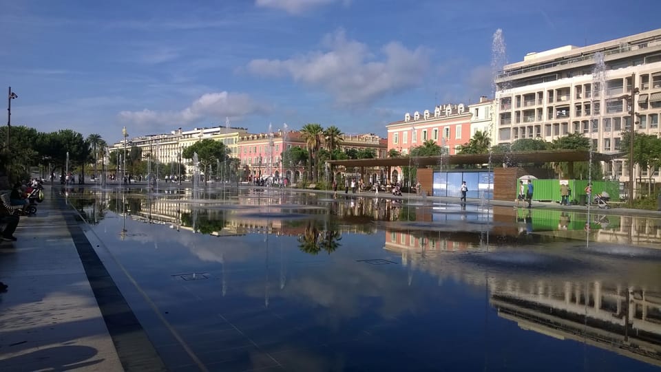 Promenade du Paillon in the centre of Nice