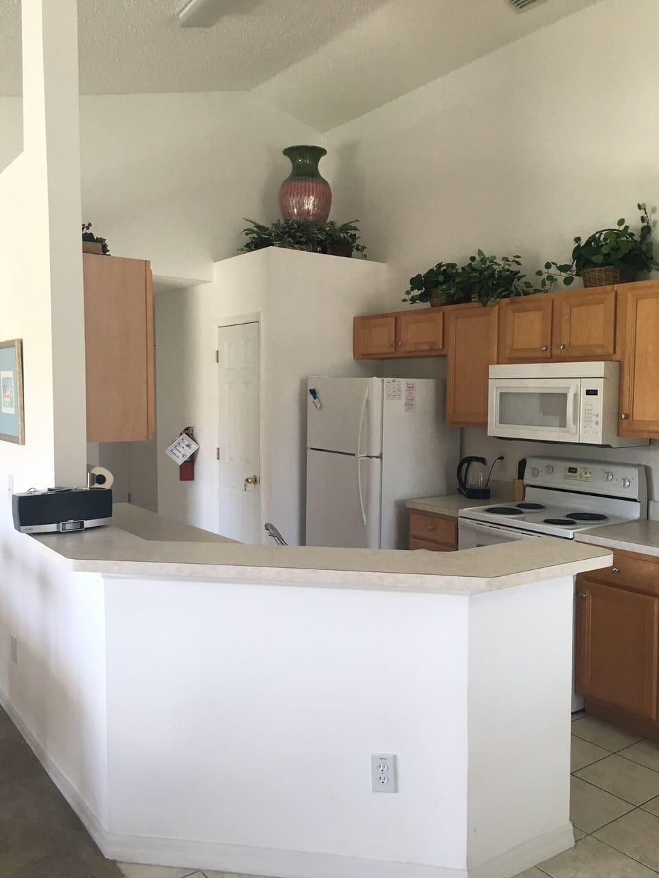 Well equipped kitchen 