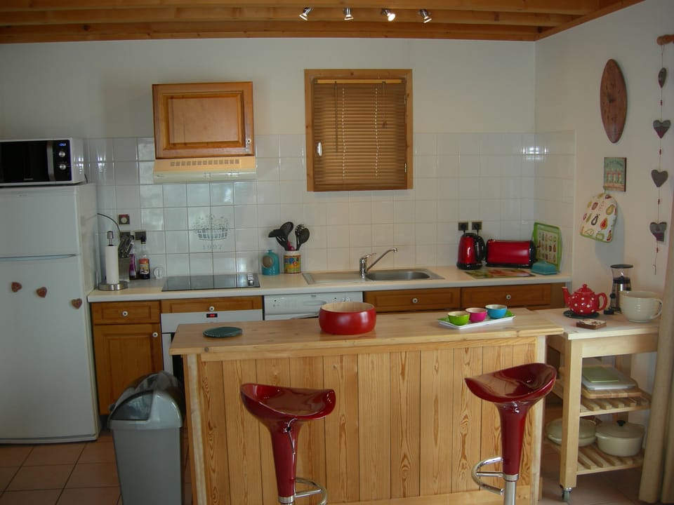 The well equipped kitchen