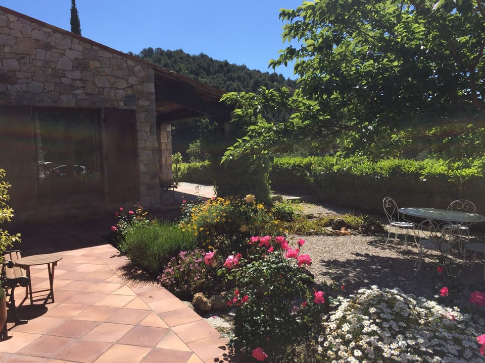 Exceptional Stone House with incredible garden and flowers