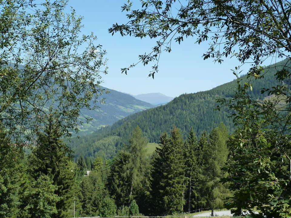 Mountain behind Chalet