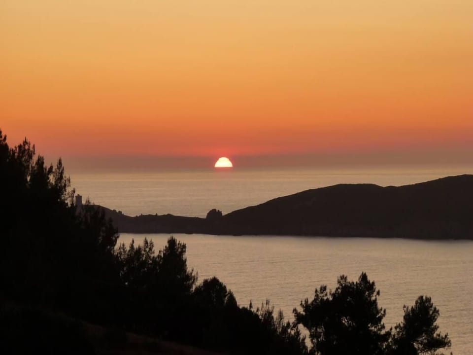 Sunset from the patio