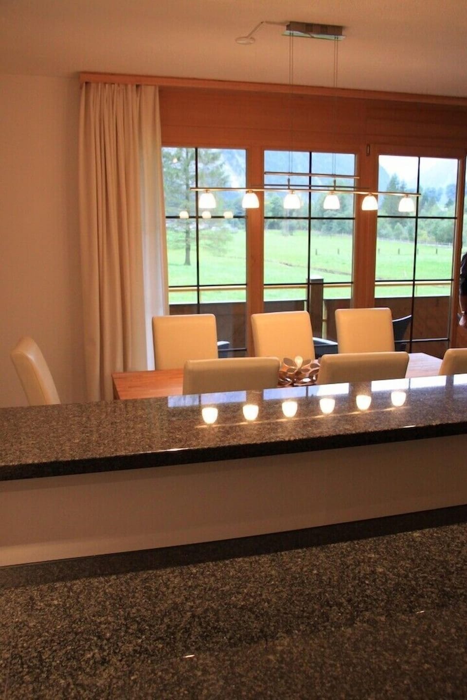 View from kitchen