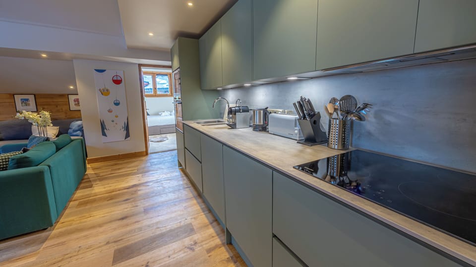 Modernised kitchen