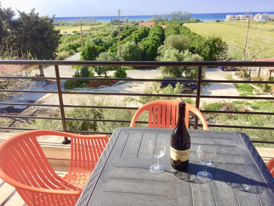 View from lounge & bedroom balcony