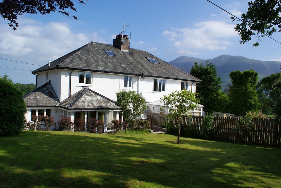 Rear of Riggside with Skiddaw behind