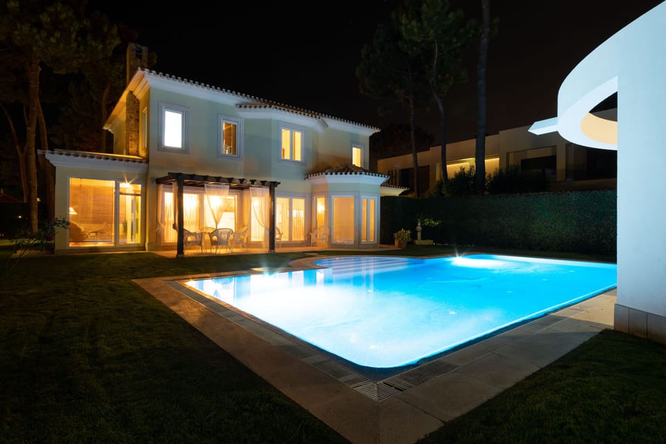 Pool at night
