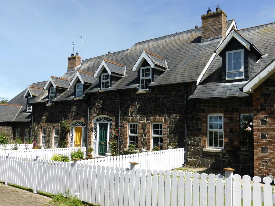 Our pretty clachan (cluster) of Irish stone cottages built in traditional style.