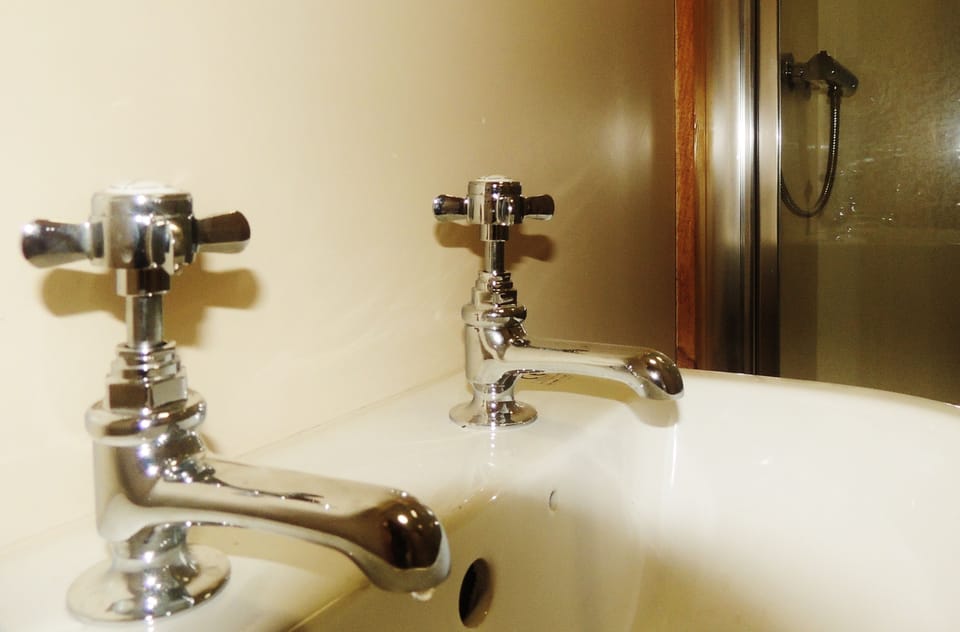 Air source heat pimp provides your hot water for washing and showers