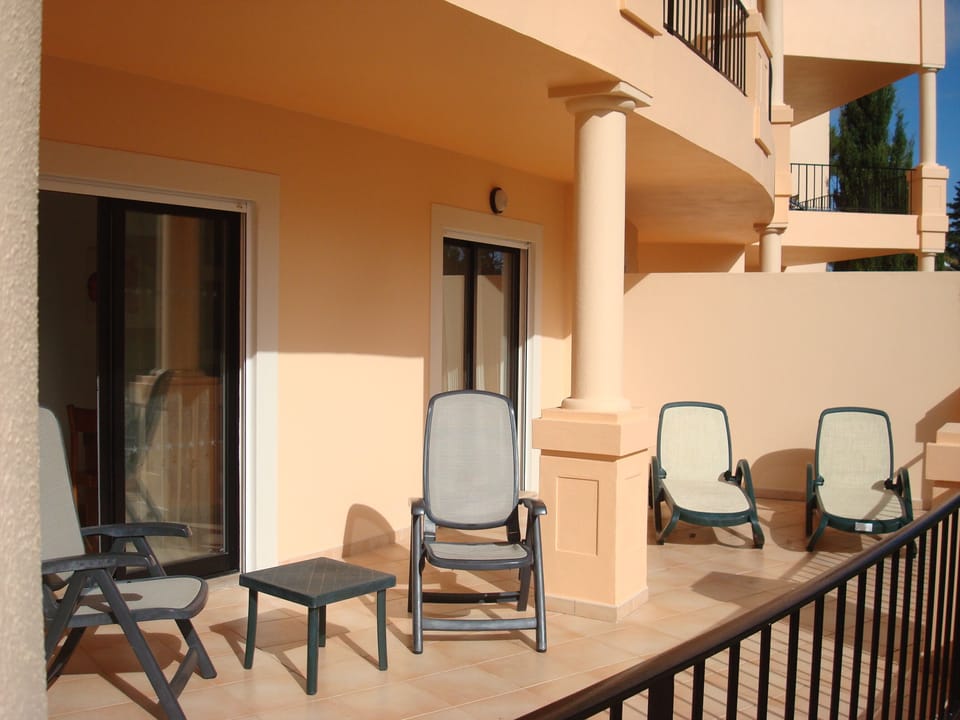 Southfaced terrace.