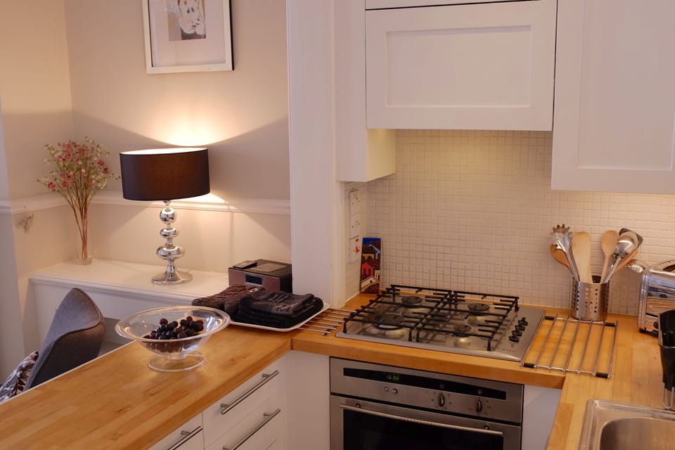 Open plan kitchen area