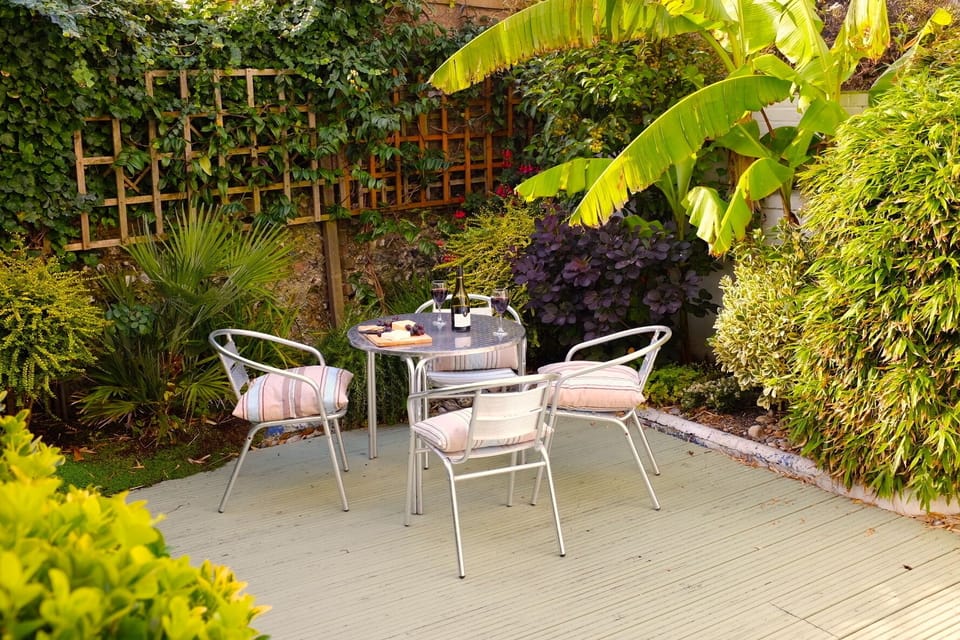 Private south-west facing rear garden 