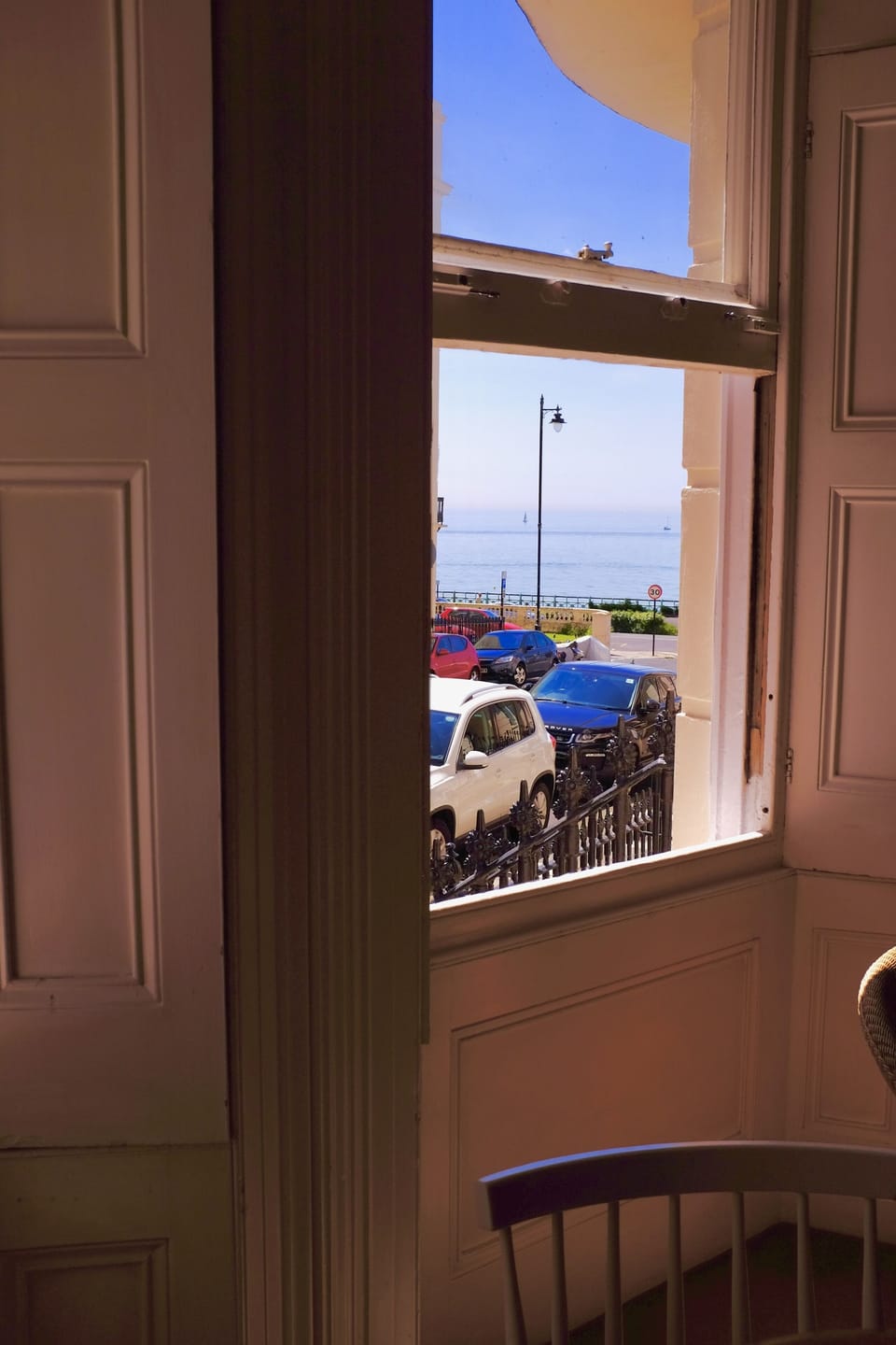 Sea view from dining table