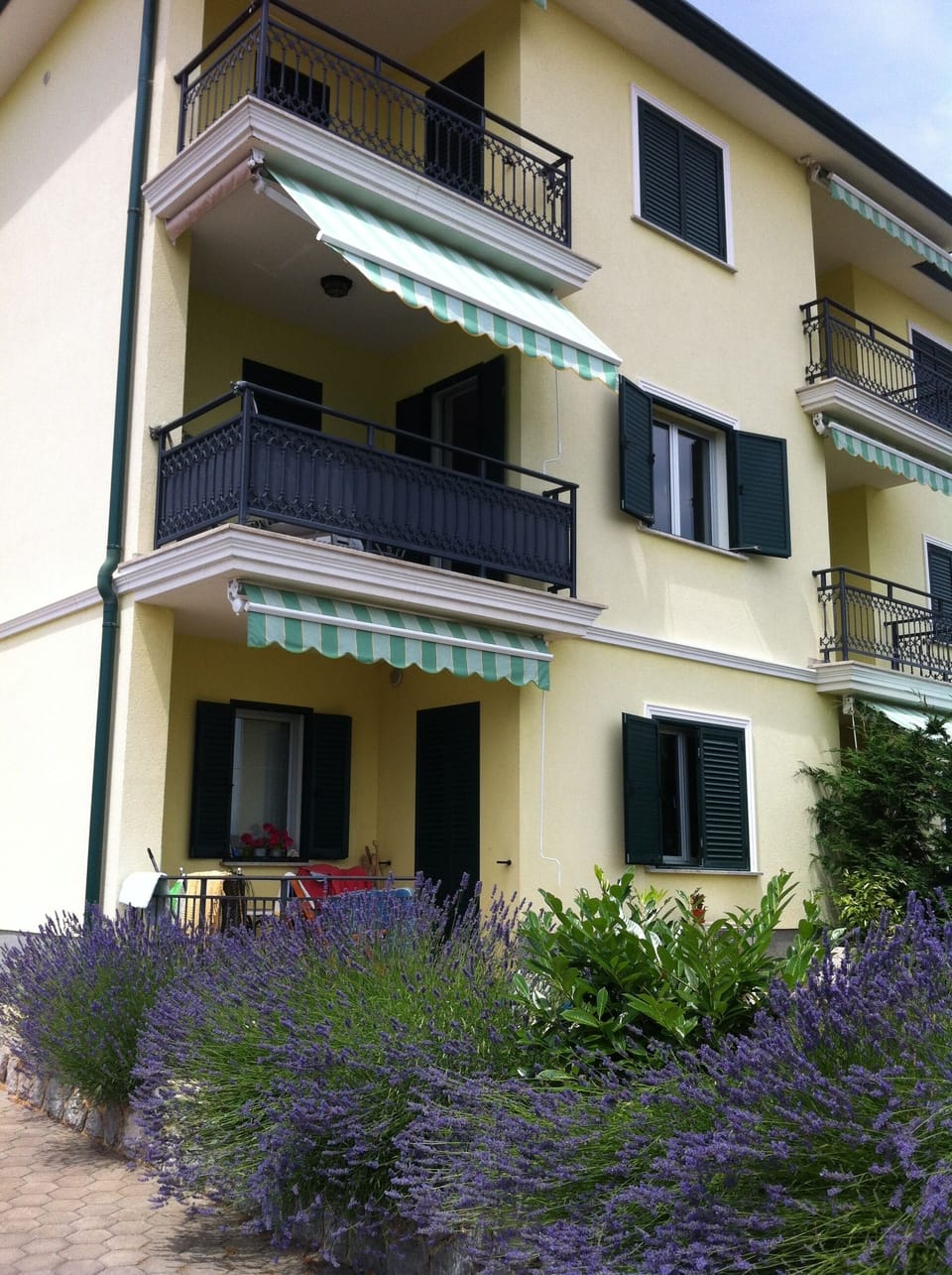 The apartment is on the first floor.
