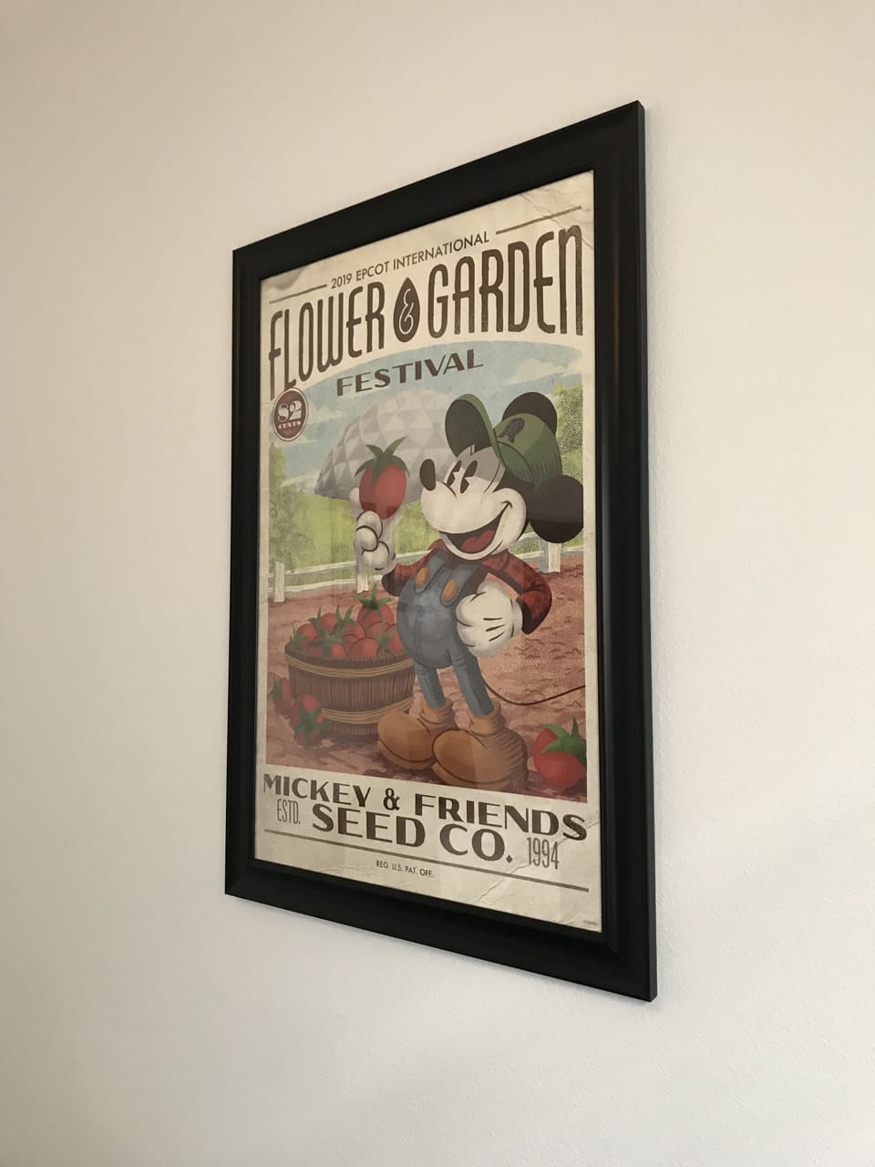 Disney artwork throughout our home