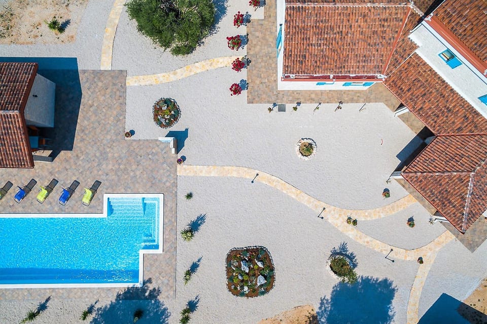 Bird view on our property