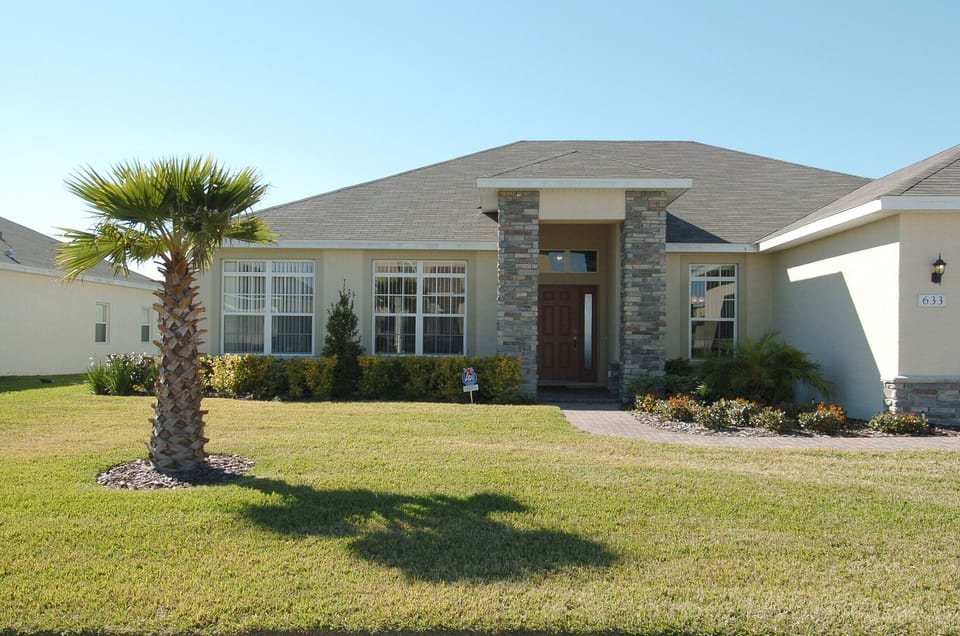 Front of Villa